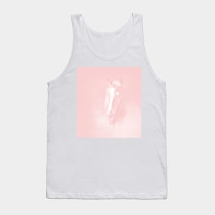 Horse emerging from the rose pink mist Tank Top